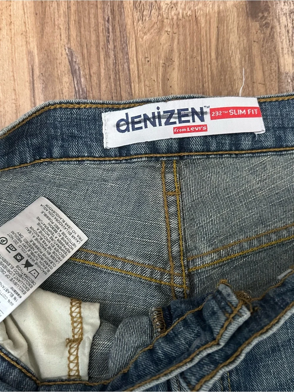 Mens Levi’s Denizen Slim Fit 232 Jeans 33x30